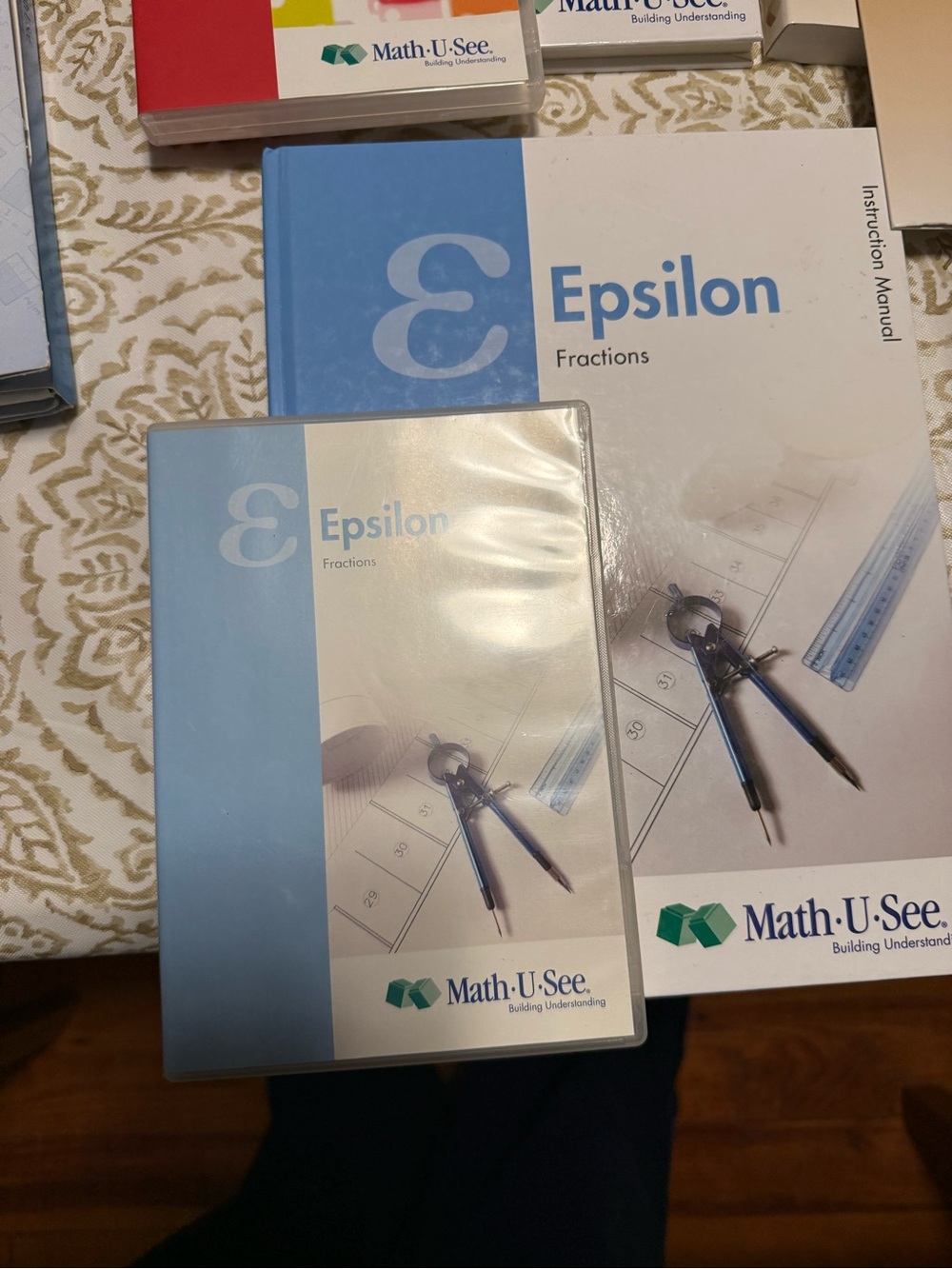 Math u see epsilon instruction Manuel  and dvd